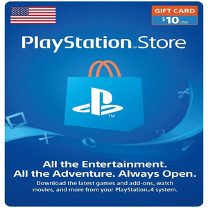 PlayStation Network Card (PSN) 10 $ (USA)